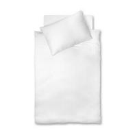 POSTEĽNÁ BIELIZEŇ, džersej, biela, 140/200 cm - biela, Basics, textil (140/200cm)