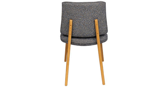STUHL  Stoffauswahl Webstoff  Blau, Eichefarben  - Blau/Eichefarben, MODERN, Holz/Textil (48/89,5/60cm) - Carryhome
