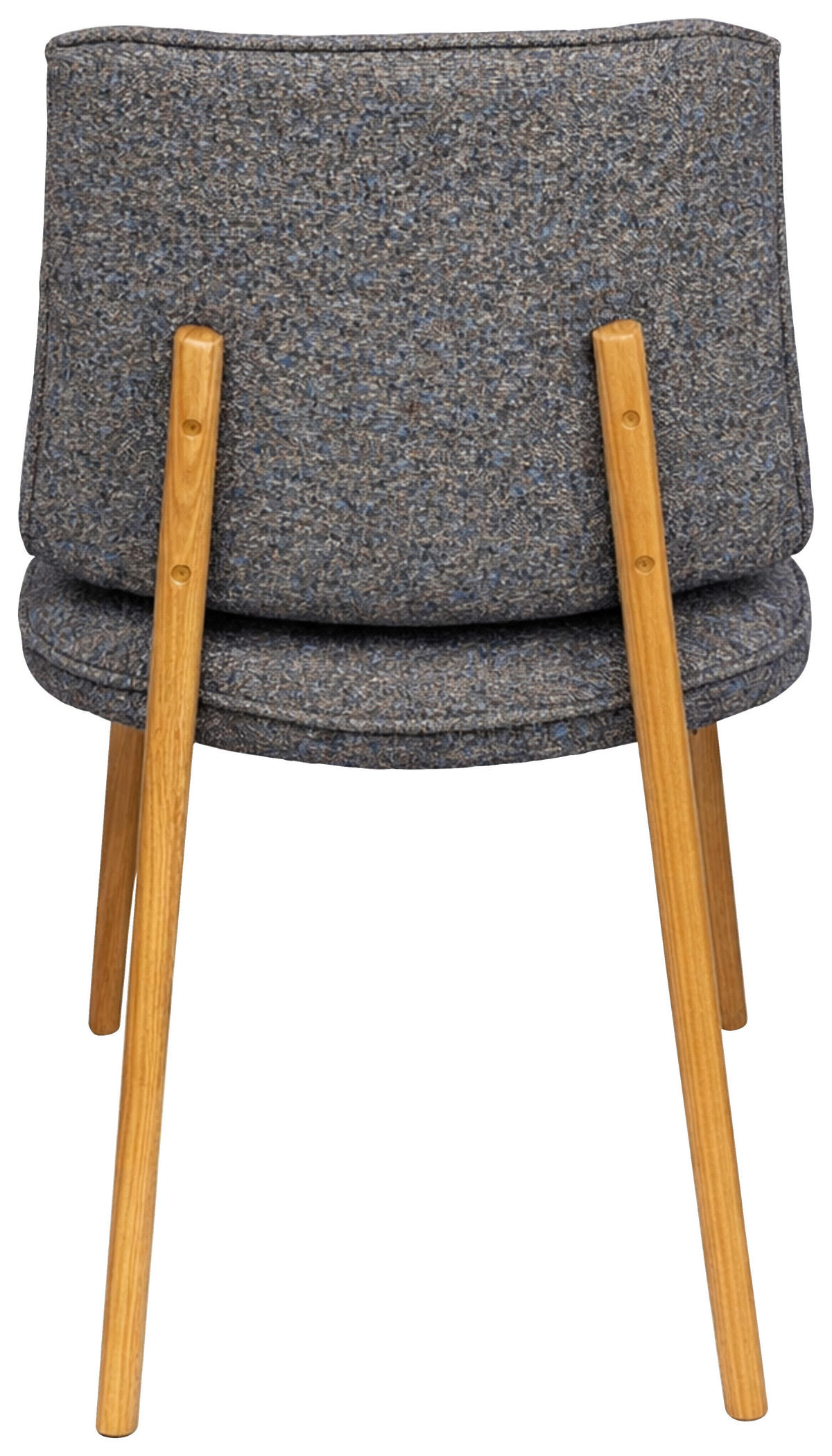 STUHL  Stoffauswahl Webstoff  - Blau/Eichefarben, MODERN, Holz/Textil (48/89,5/60cm) - Carryhome