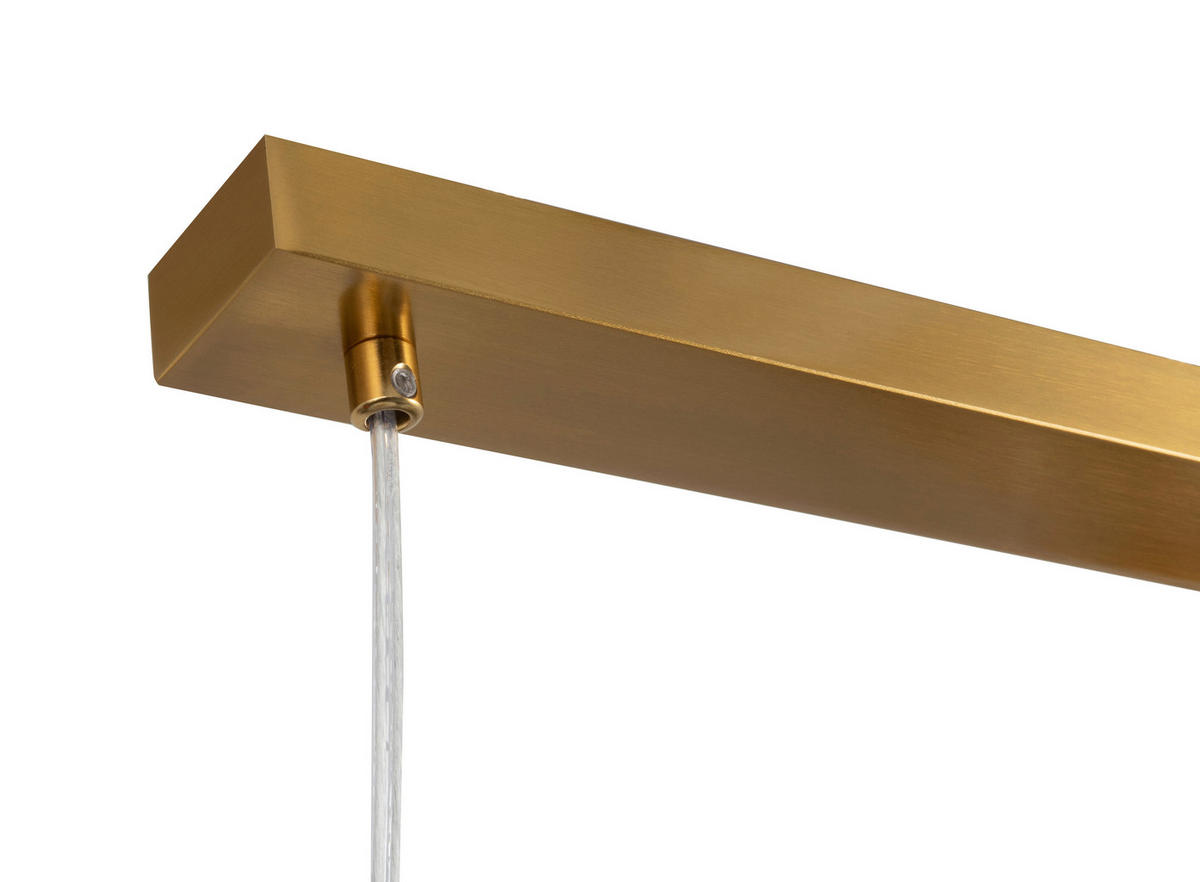 HÄNGELEUCHTE 106/30/150 cm  - Weiß, Trend, Glas/Metall (106/30/150cm) - Novel
