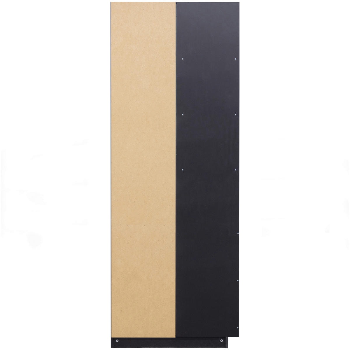 MEHRZWECKSCHRANK 78/210/40 cm  in Schwarz  - Schwarz, Design, Holz (78/210/40cm) - Livetastic