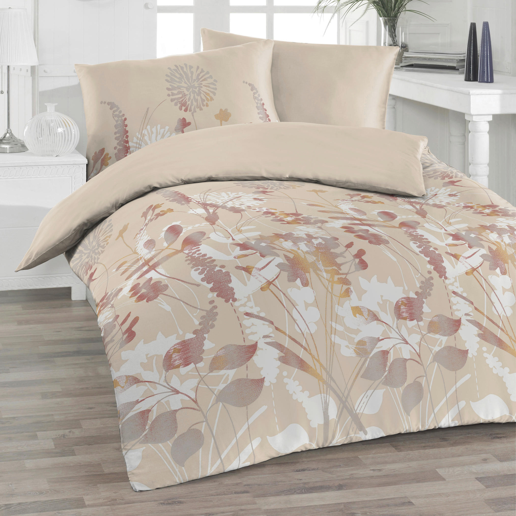 BETTWÄSCHE Flanell 140/200 cm  - Beige, Design, Textil (140/200cm) - Florella