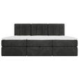 FAMILIENBETT - Anthrazit/Schwarz, Design, Holzwerkstoff/Kunststoff (240/200cm) - Esposa