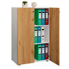 AKTENSCHRANK 70/110/39 cm  - Buchefarben/Weiß, Design, Holzwerkstoff (70/110/39cm) - MID.YOU