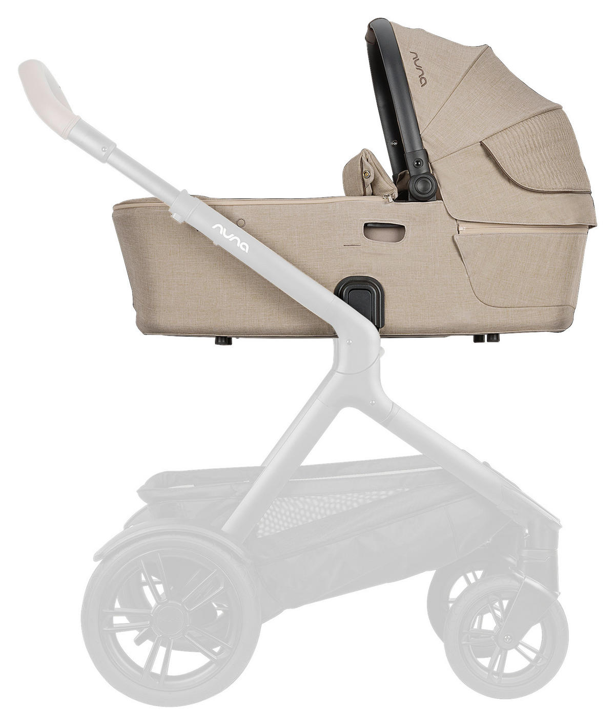 TRAGEWANNE - Beige/Grauweiß, Basics, Kunststoff (43/58/88cm) - Nuna