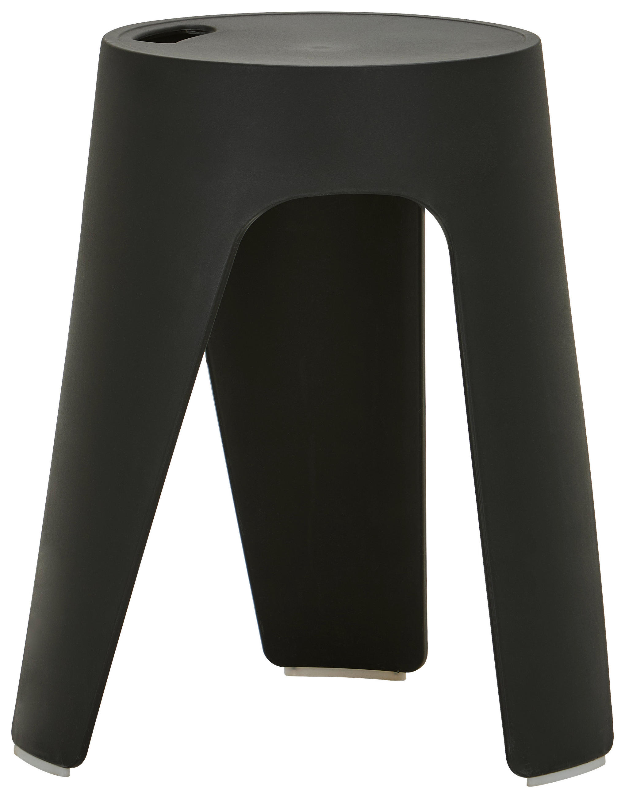 STAPELHOCKER Schwarz  - Schwarz, Basics, Kunststoff (28/46/28cm) - Carryhome