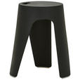 STAPELHOCKER Schwarz  - Schwarz, Basics, Kunststoff (28/46/28cm) - Carryhome