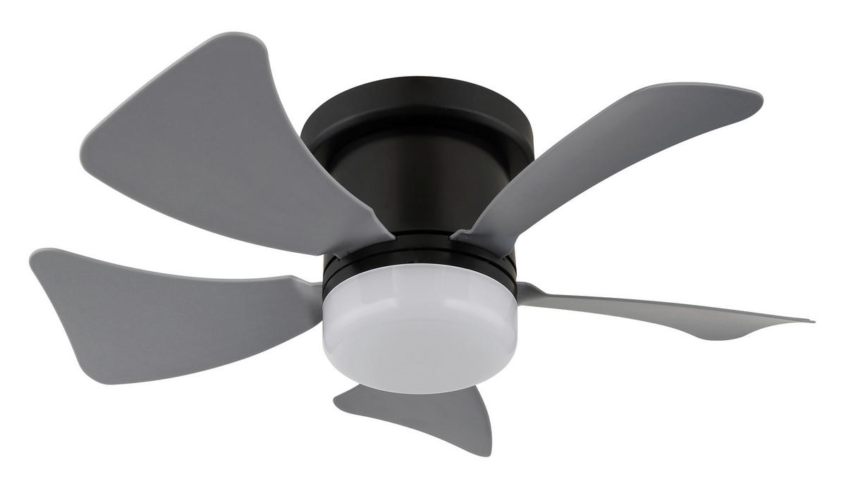 STROPNÍ VENTILÁTOR, 40.6/13 cm  - šedá/bílá, Basics, kov/plast (40.6/13cm) - Globo