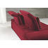 SCHLAFSOFA Rot - Chromfarben/Rot, Design, Textil/Metall (215/80/120cm) - Musterring
