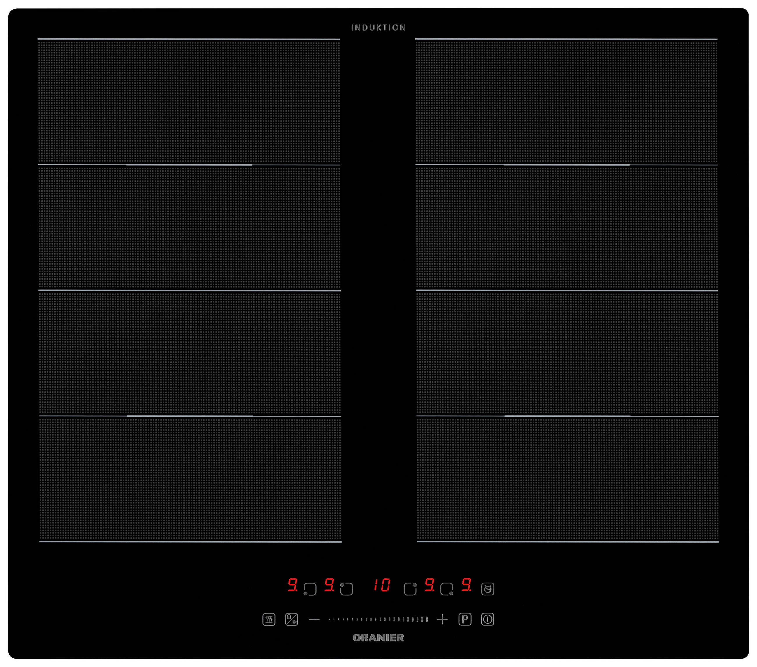 INDUKTIONSKOCHFELD FLI560  - Schwarz, Basics, Glas (59/5,5/52cm) - Oranier