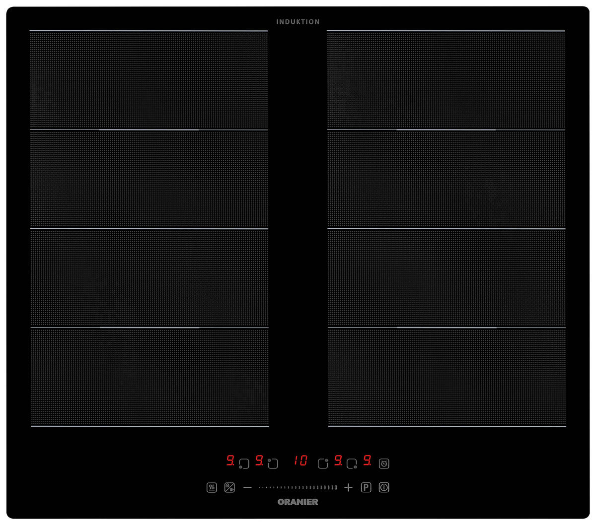 INDUKTIONSKOCHFELD FLI560  - Schwarz, Basics, Glas (59/5,5/52cm) - Oranier