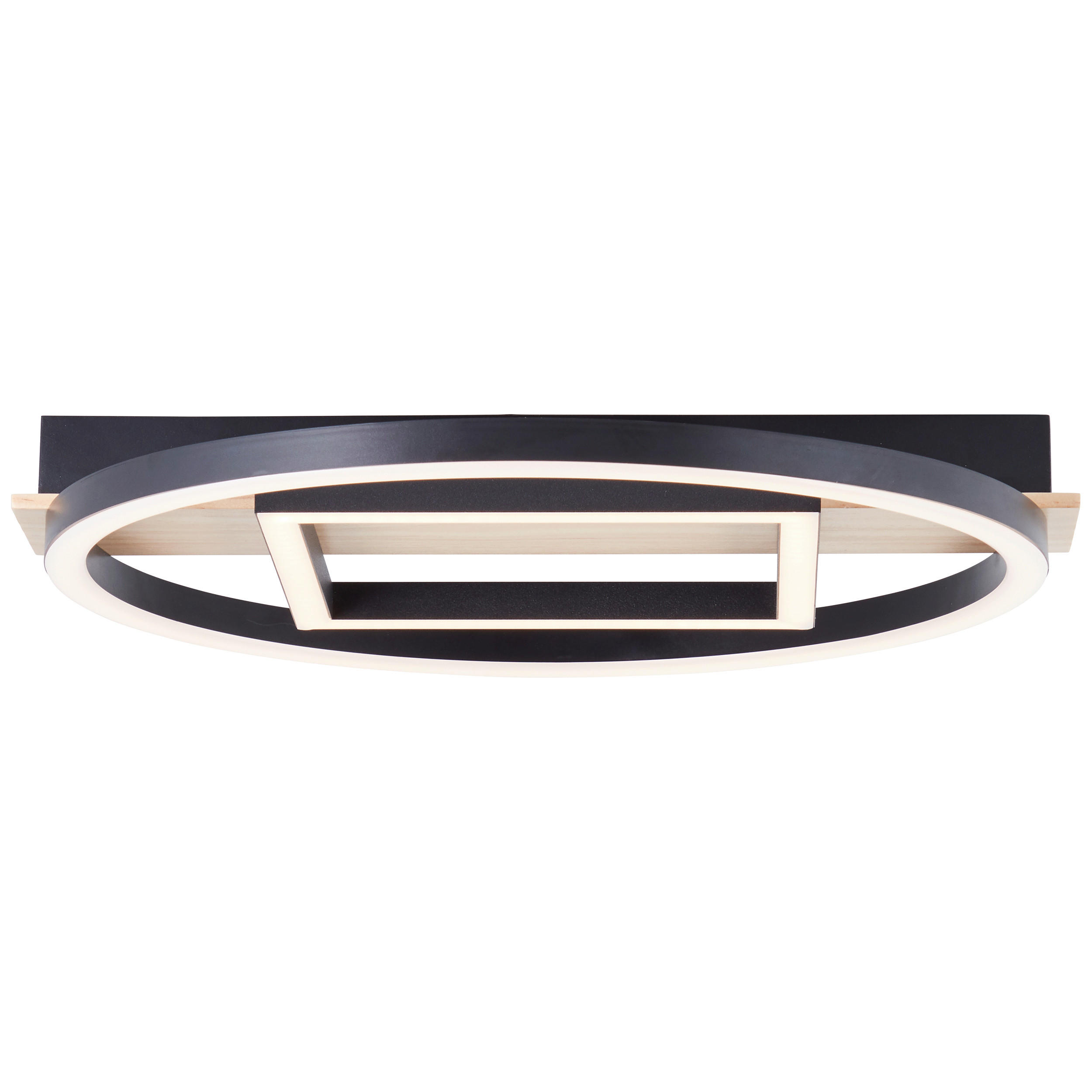 LED-PANEEL Maureen   - Schwarz/Braun, Design, Holz/Kunststoff (5/39/37cm) - Brilliant