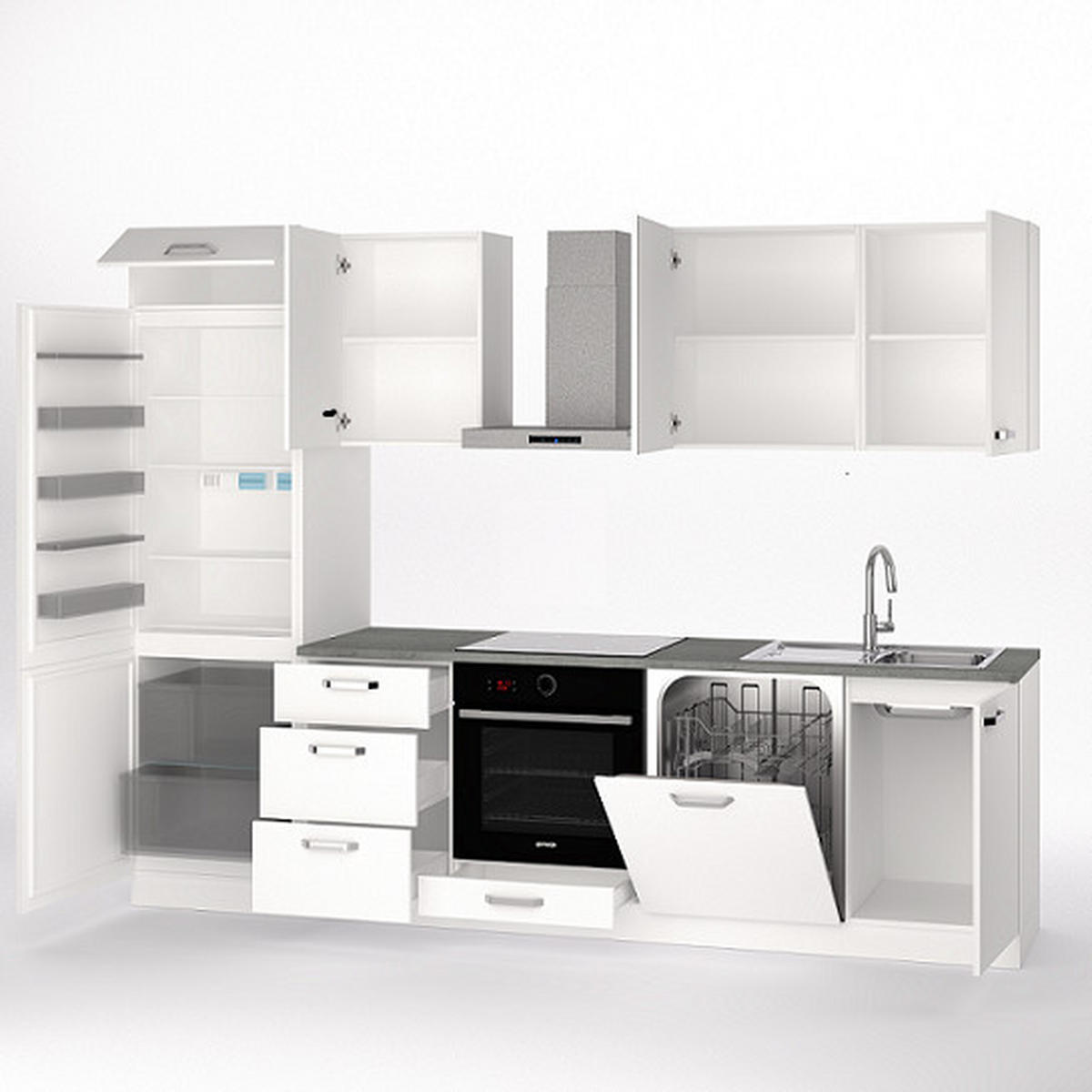 BLOK KUHINJA BEZ APARATA   - Konvencionalno