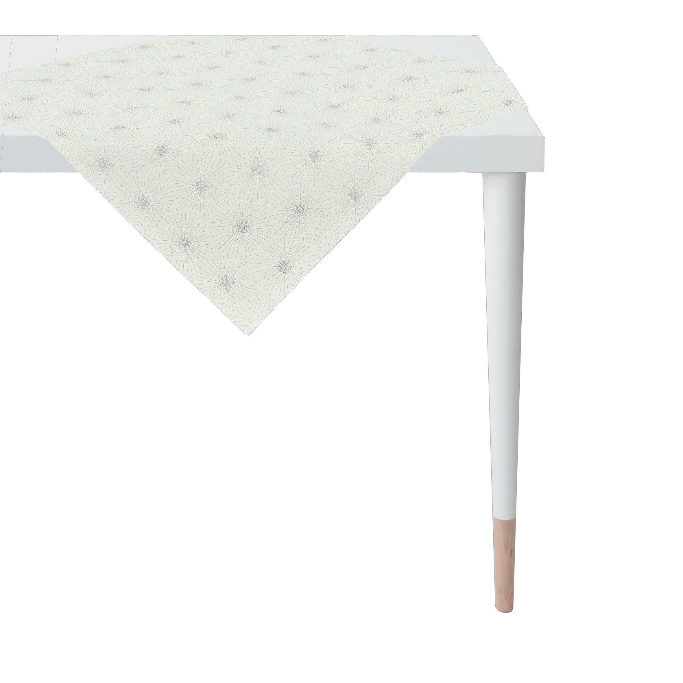 TISCHDECKE Christmas Glam - Grau, Basics, Textil (85x85cm) - X-Mas