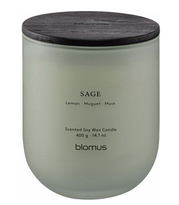 DOFTLJUS liljekonvalj, lime, mysk  - olivgrön, Trend, glas (11,5/9,5cm) - Blomus