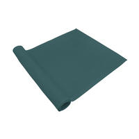 TISCHLÄUFER Panama Textil Flachgewebe Petrol 45/150 cm  - Petrol, Basics, Textil (45/150cm) - Bio:Vio