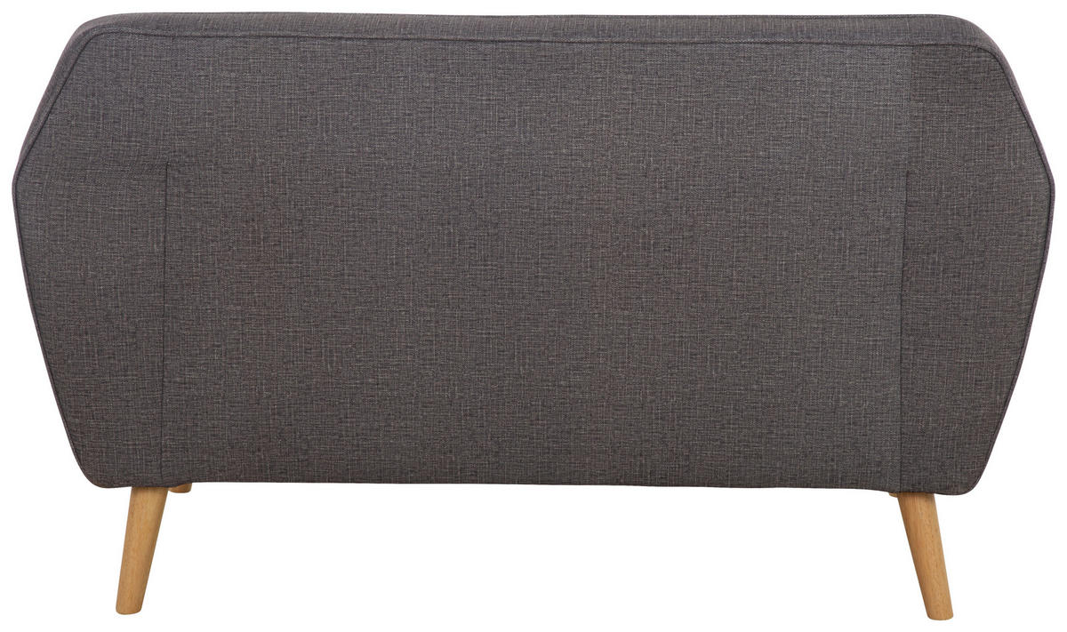 SEDACIA ZOSTAVA, textil, tmavosivá - prírodná farba/tmavosivá, Modern, drevo/textil (178.5/83/79cm) - P & B