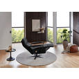 RELAXSESSEL in Textil Graphitfarben  - Schwarz/Graphitfarben, Design, Textil/Metall (68/117/85cm) - Cantus