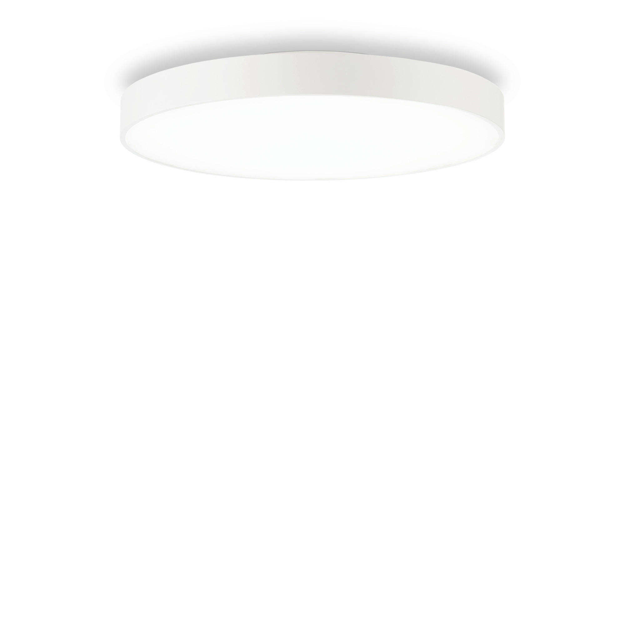 LED-DECKENLEUCHTE Halo 60/9 cm  - Weiß, KONVENTIONELL, Metall (60/9cm) - Ideal Lux