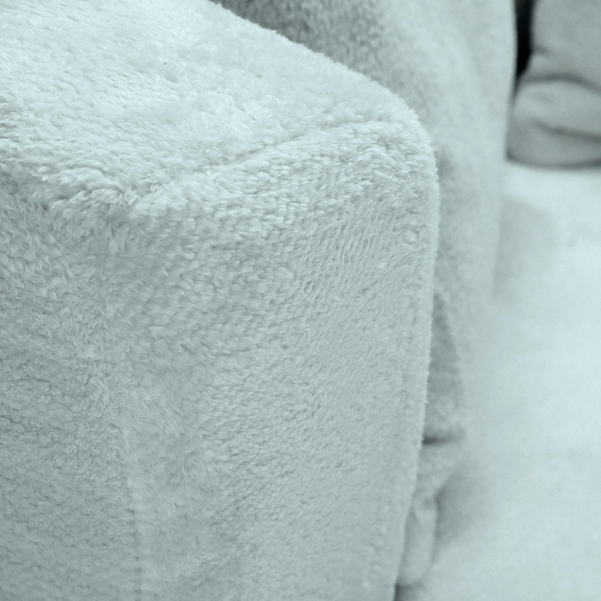 SESSEL in Plüsch Mintgrün  - Schwarz/Mintgrün, KONVENTIONELL, Textil/Metall (115/72/115cm) - Carryhome