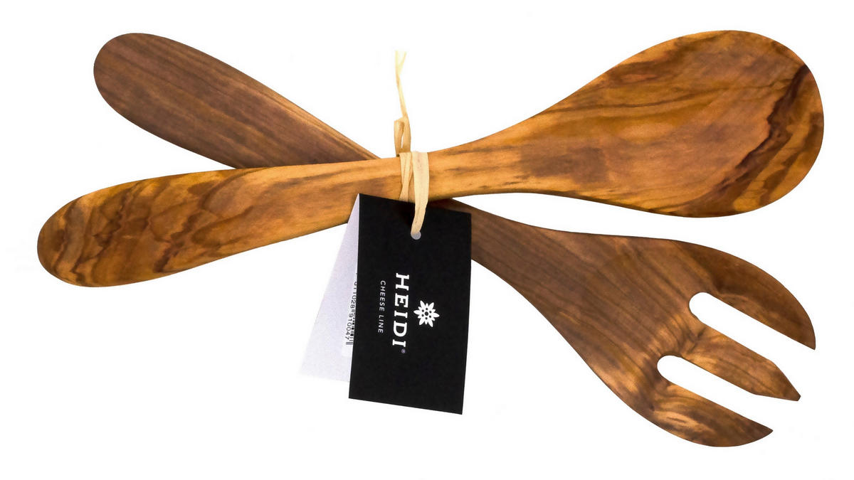 SALATBESTECK - Braun, Basics, Holz (6/25/3cm) - Heidi Cheese Line