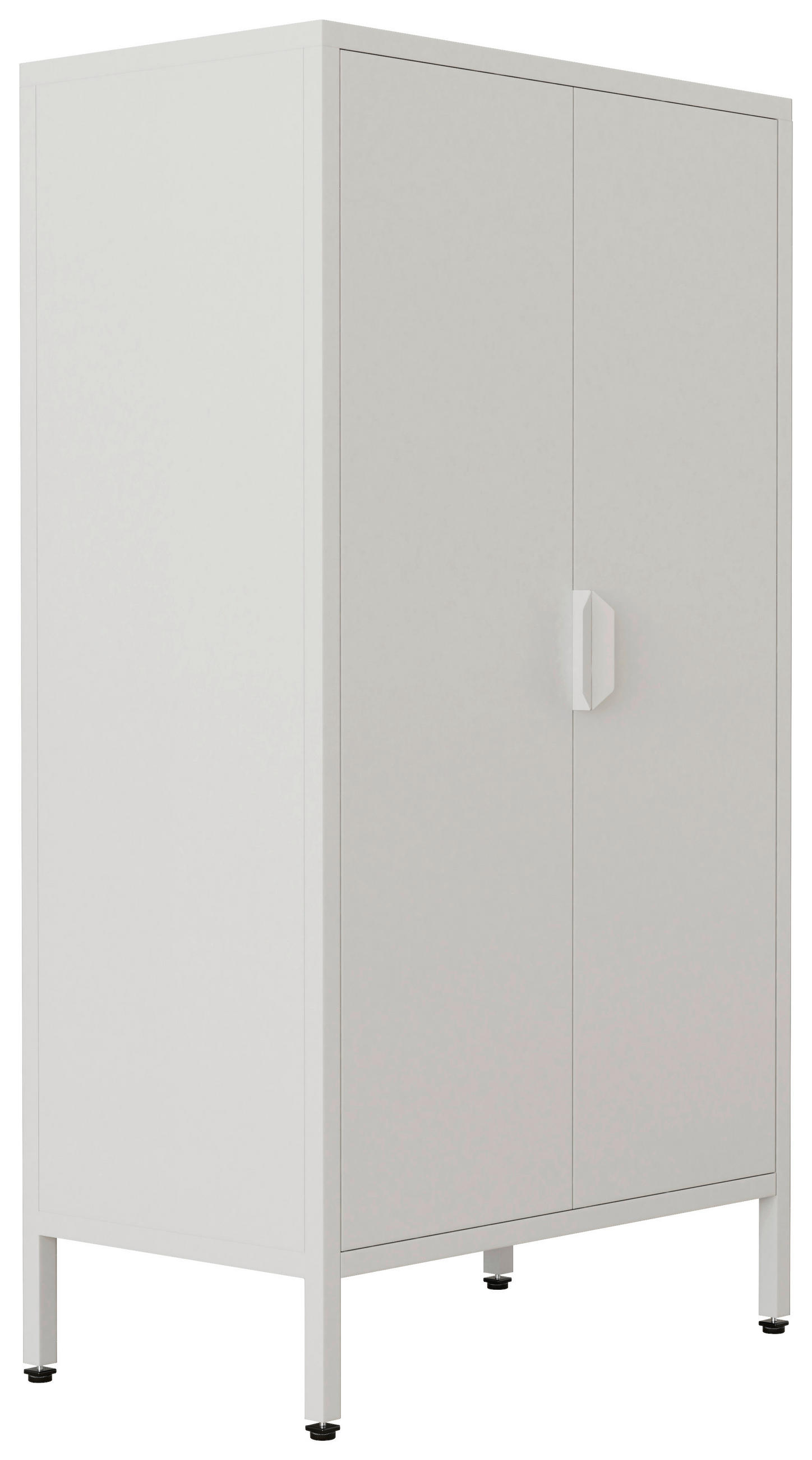 HIGHBOARD Flokas  in 60/110/35 cm  - Weiß, Design, Metall (60/110/35cm) - MID.YOU