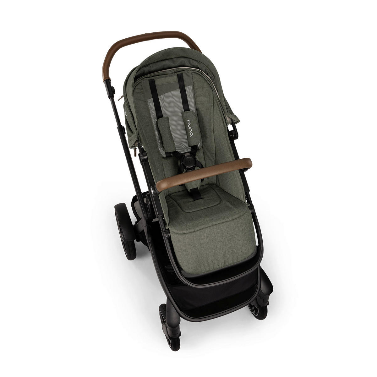 GESCHWISTERWAGEN DEMI NEXT  - Schwarz/Grün, Basics, Textil/Metall (98/62/112cm) - Nuna