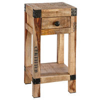 BEISTELLTISCH 30/30/60 cm Sheesham quadratisch  - Trend (30/30/60cm) - Carryhome