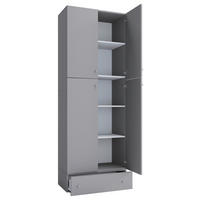 AKTENSCHRANK 70/200/39 cm  - Grau, MODERN, Holzwerkstoff (70/200/39cm) - MID.YOU