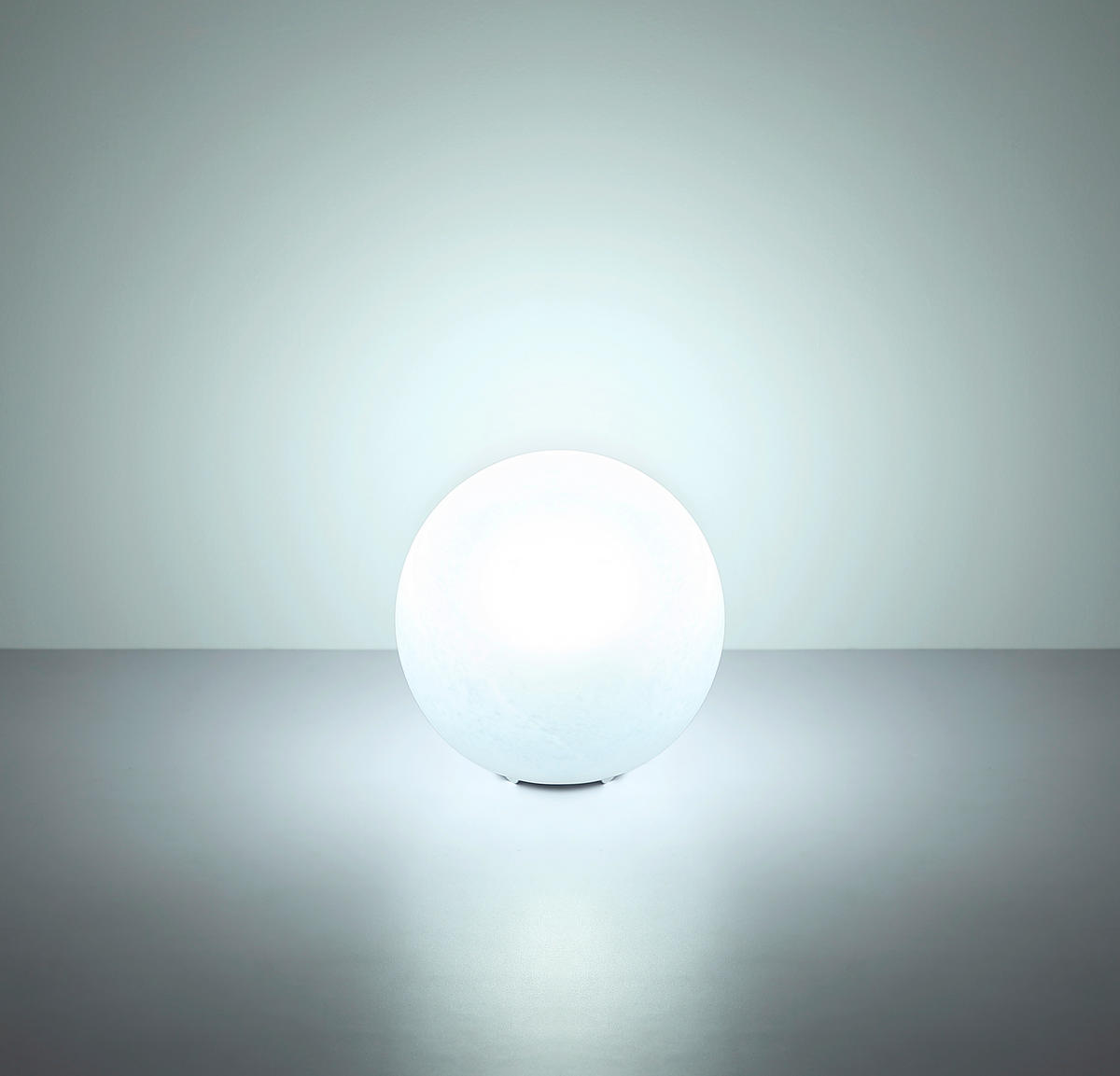 STOLNÍ LAMPA, E27, 25/24,5 cm  - bílá, Design, kov/sklo (25/24,5cm) - Globo