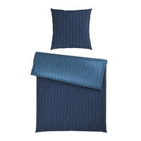 WENDEBETTWÄSCHE STRIPES DK Satin 135/200 cm  - Blau, Design, Textil (135/200cm) - Dieter Knoll