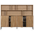BUFFET Eichefarben, Hellgrau  200/150/44 cm  - Eichefarben/Hellgrau, Design, Holz/Holzwerkstoff (200/150/44cm) - Ambia Home