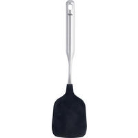 PFANNENWENDER Wok Wender mit Silikon  - Edelstahlfarben, Basics, Metall (34,5/9/3cm) - Fissler