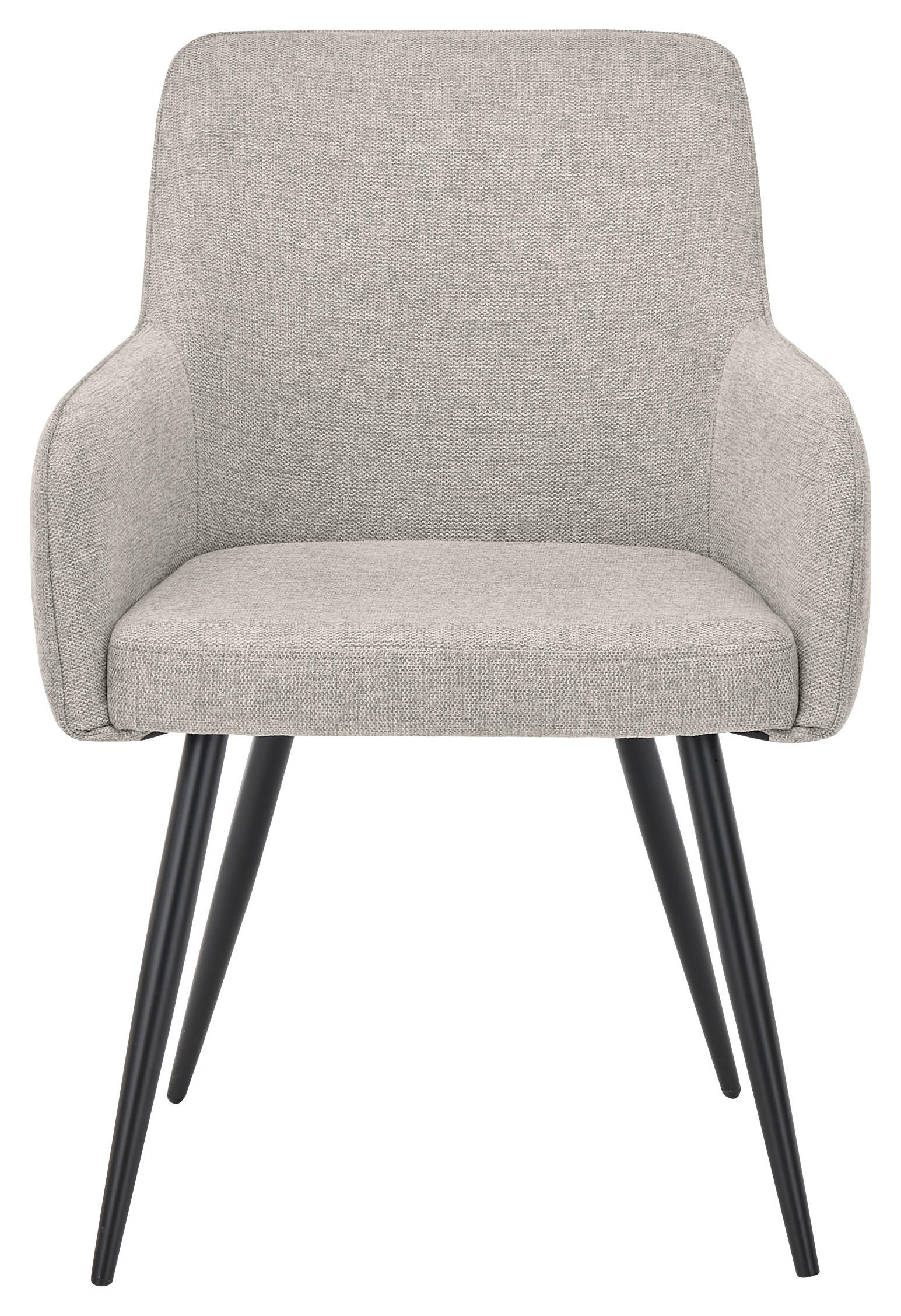 ARMLEHNSTUHL  in Eisen  - Beige/Schwarz, Design, Kunststoff/Metall (61/85/64cm) - SetOne by Musterring