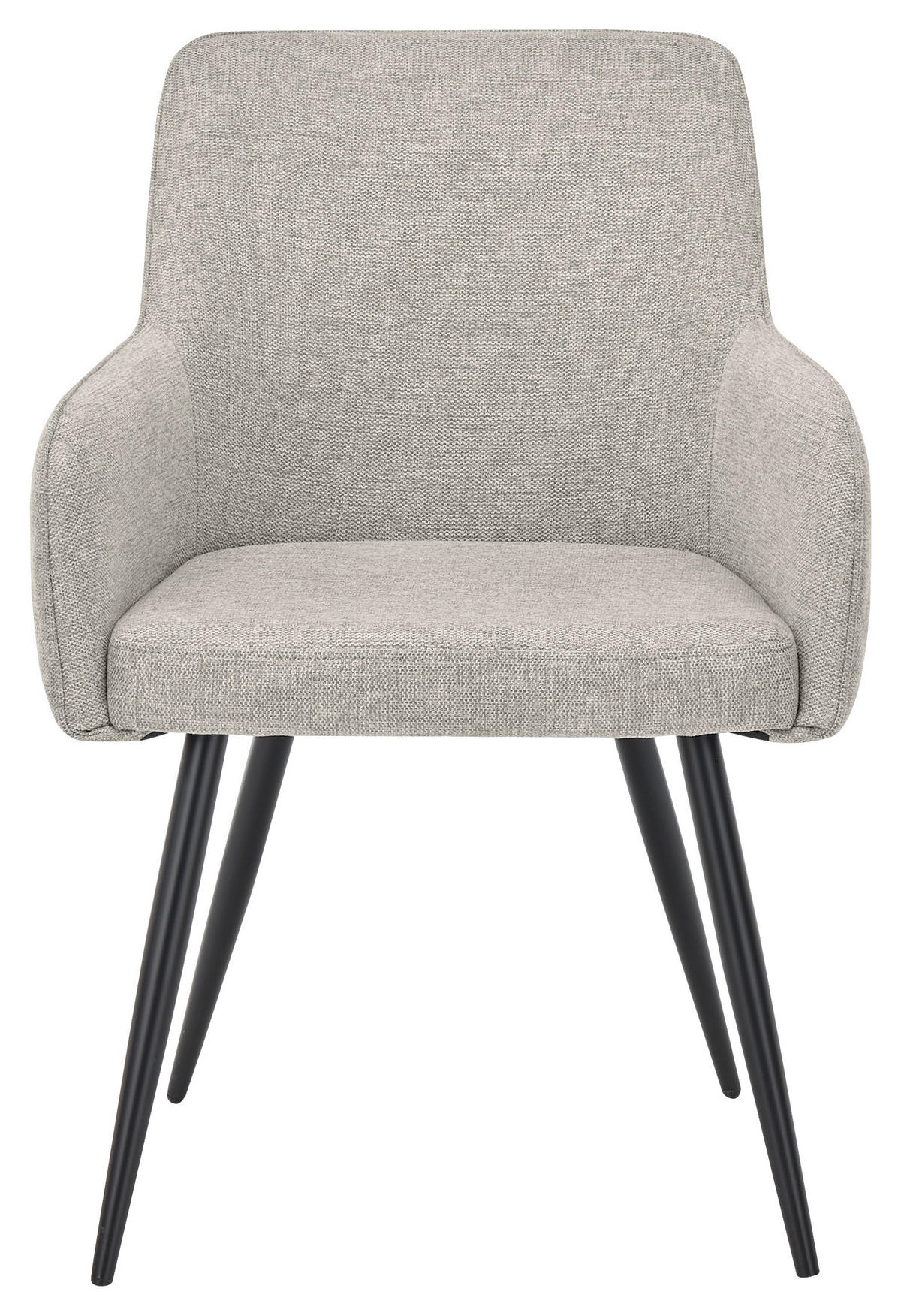 ARMLEHNSTUHL  in Eisen  - Beige/Schwarz, Design, Kunststoff/Metall (61/85/64cm) - SetOne by Musterring