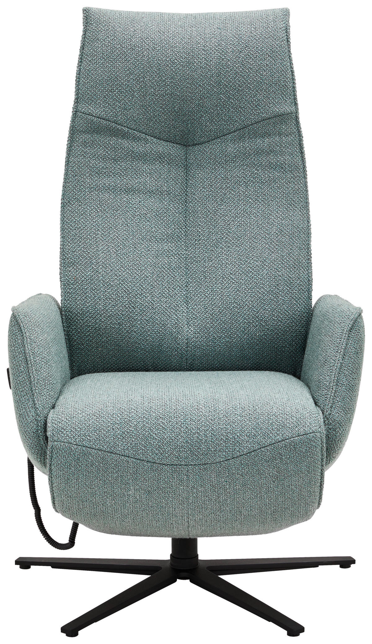 RELAXSESSEL in Textil Petrol  - Anthrazit/Petrol, Design, Textil/Metall (71/122/87cm) - Johann Jakob