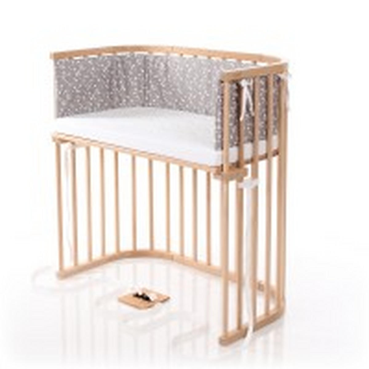 BEISTELLBETT Babybay Boxspring  94/54/96 cm  - Naturfarben, Basics, Holz (94/54/96cm) - Babybay