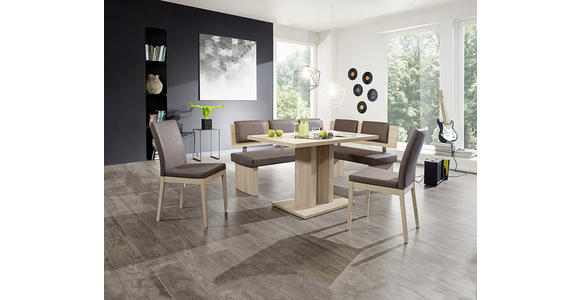 ESSTISCH in Holzwerkstoff 120/80/77 cm - Eichefarben, Natur, Holzwerkstoff (120/80/77cm) - Cantus