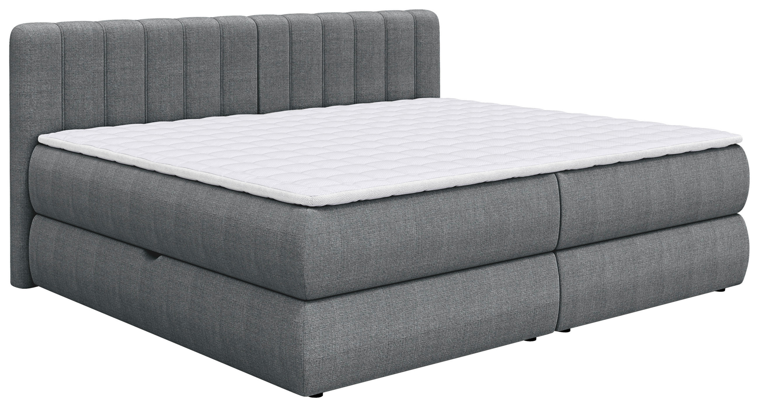 Chameo Boxspringbett Anthrazit 200x200 cm
