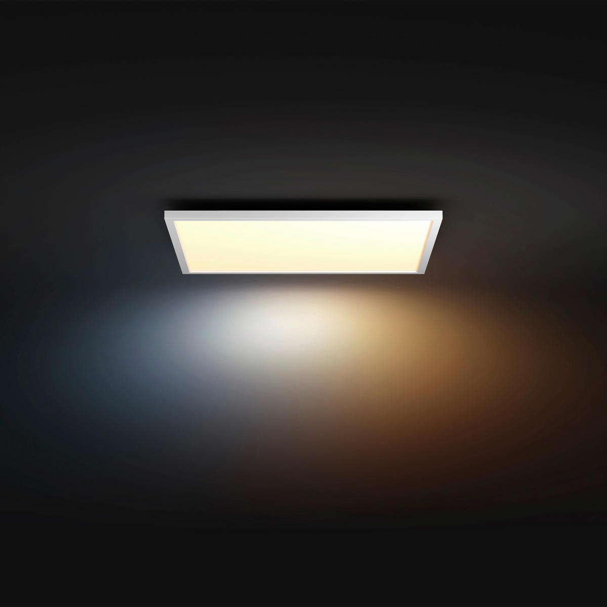 LED-DECKENLEUCHTE Aurelle  Smart 60/60/4,6 cm   - Weiß, Basics, Metall (60/60/4,6cm) - Philips HUE
