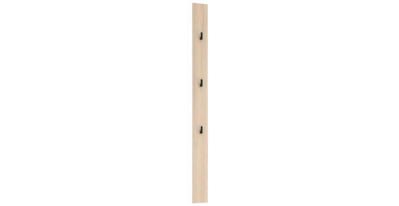 GARDEROBENPANEEL in 13/150/2 cm - Eichefarben, Design, Holzwerkstoff (13/150/2cm) - Xora