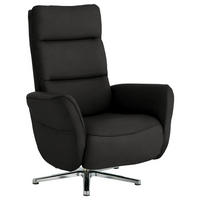 RELAXSESSEL Textil Anthrazit  - Chromfarben/Anthrazit, Design, Textil/Metall (78/113/83cm) - Beldomo Speed