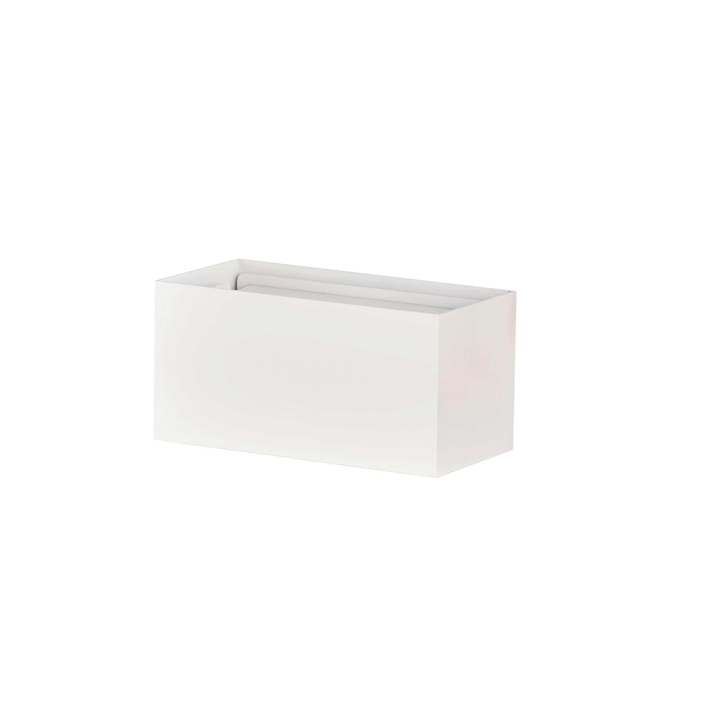 LED-WANDLEUCHTE Wallo 20/10/10 cm   - Creme/Weiß, Design, Metall (20/10/10cm) - Fischer & Honsel