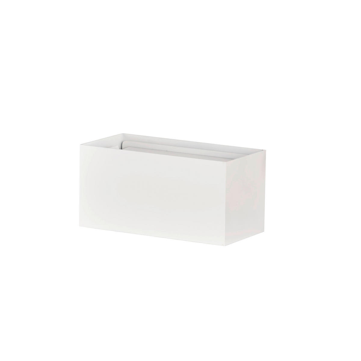 LED-WANDLEUCHTE Wallo 20/10/10 cm   - Creme/Weiß, Design, Metall (20/10/10cm) - Fischer & Honsel