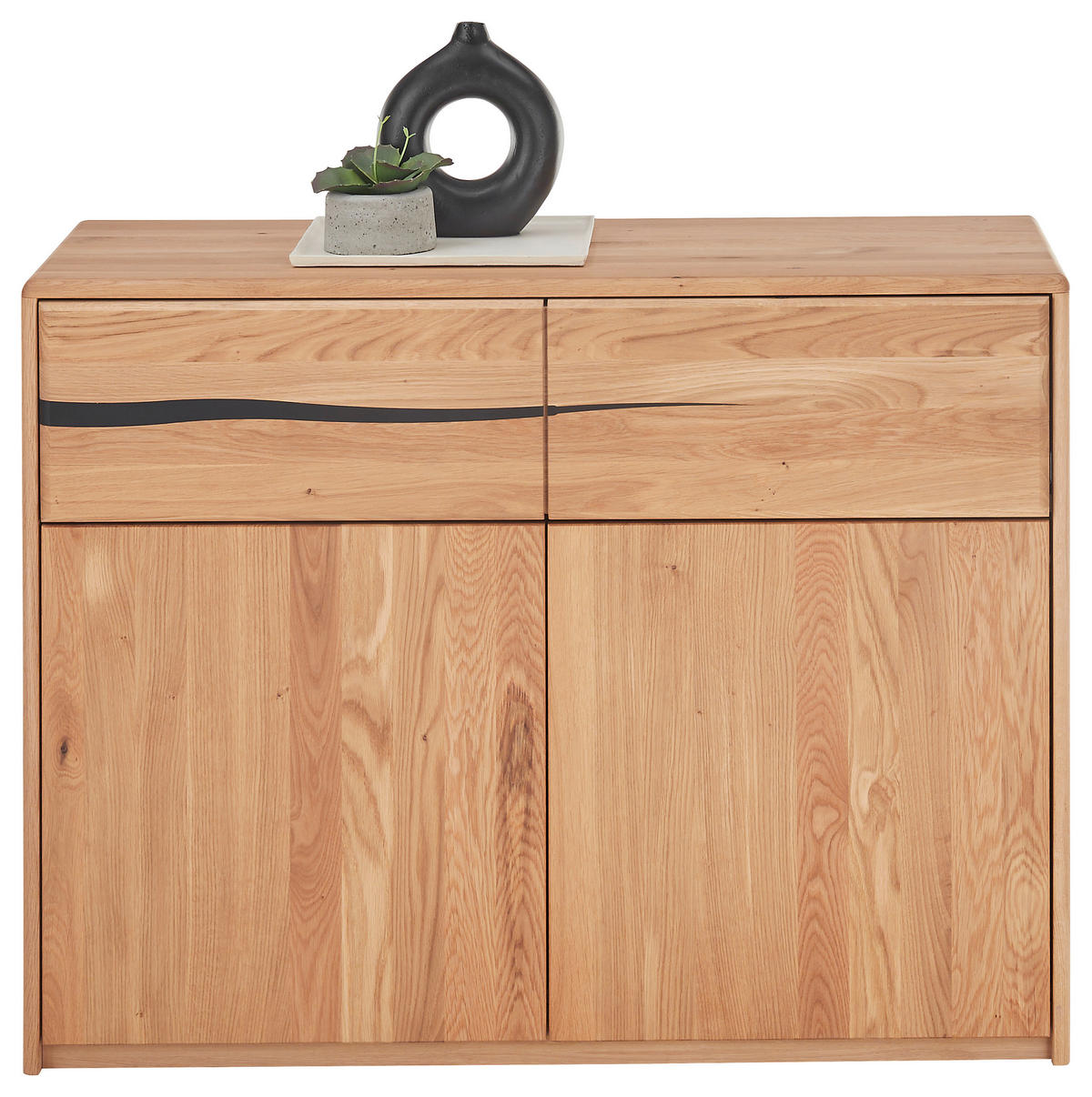 KOMMODE , 105/80/45 cm, 1 Schublade(n)  - Wildeiche, Natur, Holz (105/80/45cm) - Valnatura