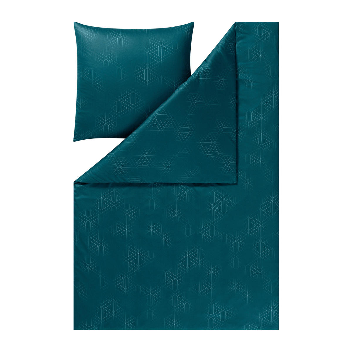 BETTWÄSCHE Atelier Interlock-Jersey 135/200 cm  - Petrol, Design, Textil (135/200cm) - Estella