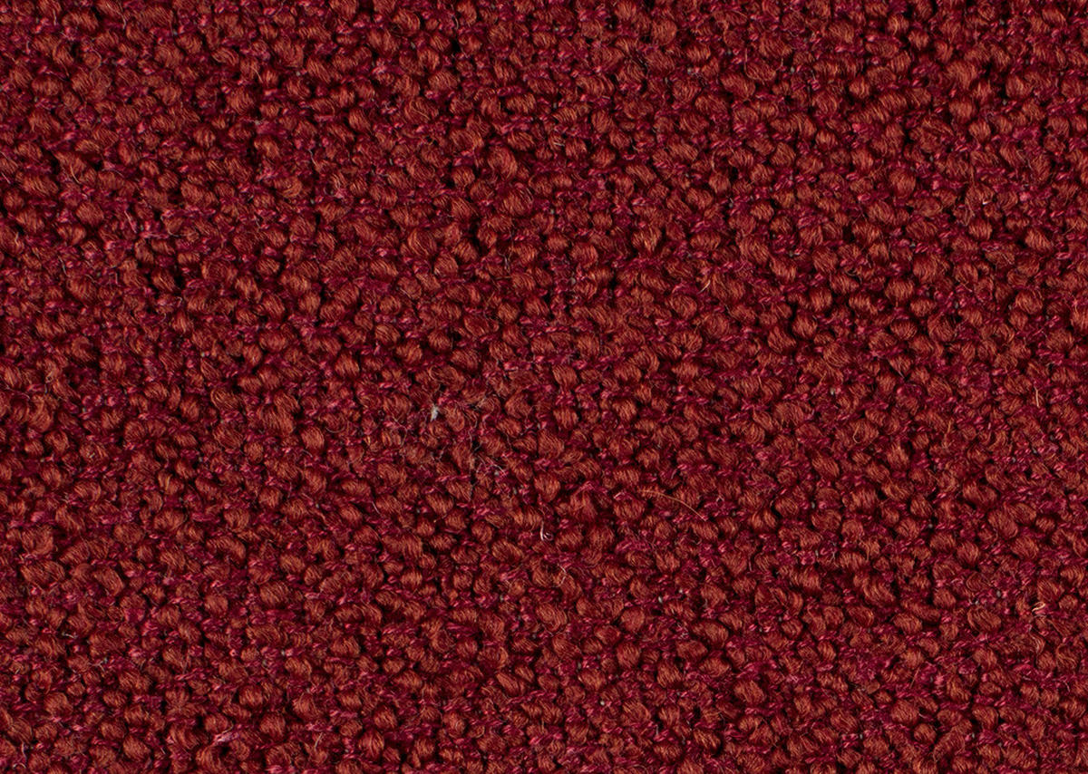 ECKSOFA in Flachgewebe, Struktur Rot  - Anthrazit/Rot, Design, Textil/Metall (254/230cm) - Johann Jakob