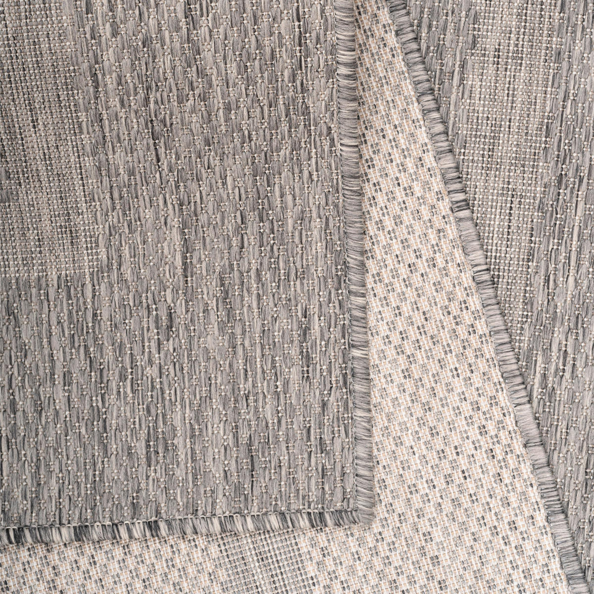 RAVNO TKANA PREPROGA  Relax      200/200 cm   tkano  siva  - siva, Basics, tekstil (200/200cm) - Novel