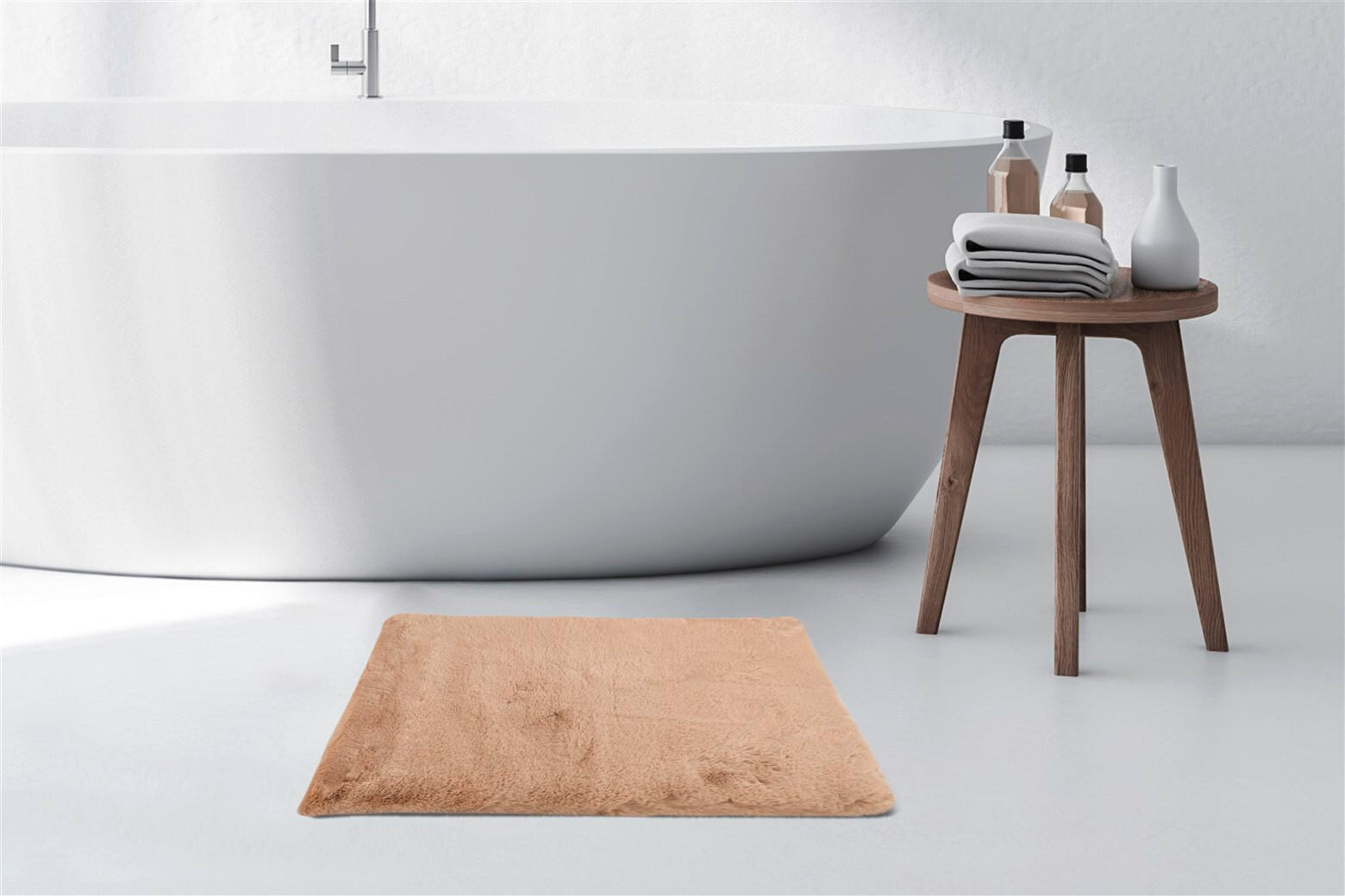 HOCHFLORTEPPICH 65/100 cm Rabbit 425 Beige Beige  - Beige, KONVENTIONELL, Kunststoff (65/100cm) - 4moms