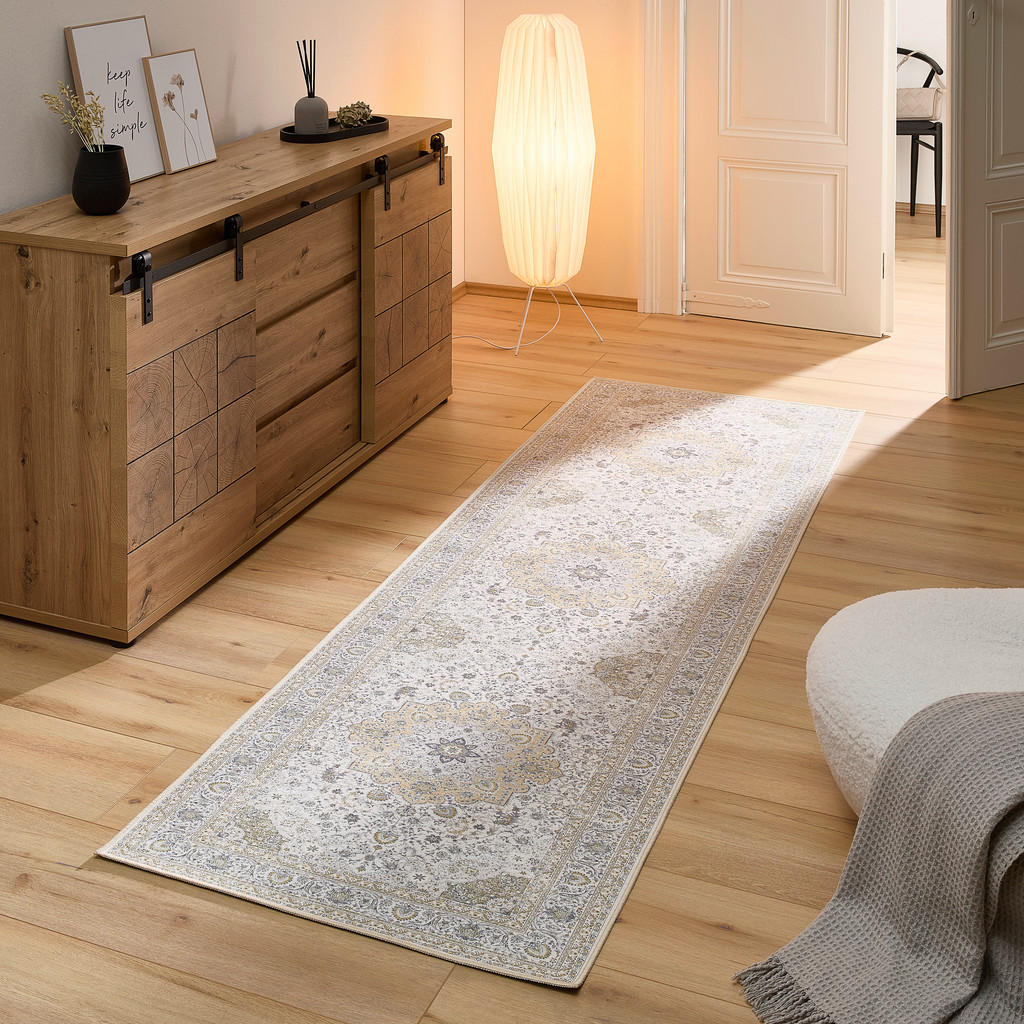 Thumbnail - Novel Läufer, Textil, rechteckig, 80x250 cm, Oeko-Tex® Standard 100, rutschfest, waschbar, pflegeleicht, strapazierfähig...
